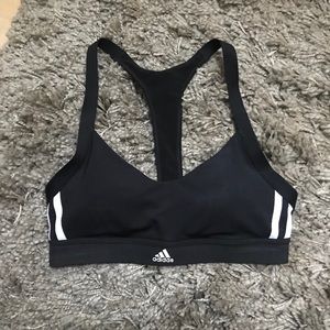 ADIDAS Black XS Sports Bra w/Cup Support